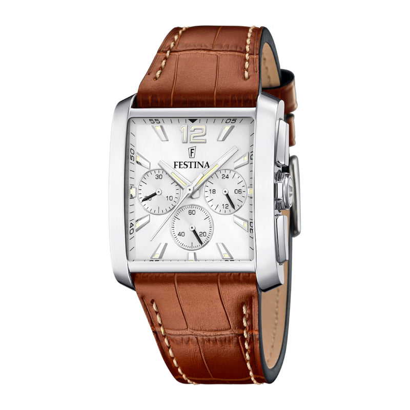 Festina Timeless Chrono Hommes Montre Marron F20636/1-zoom-