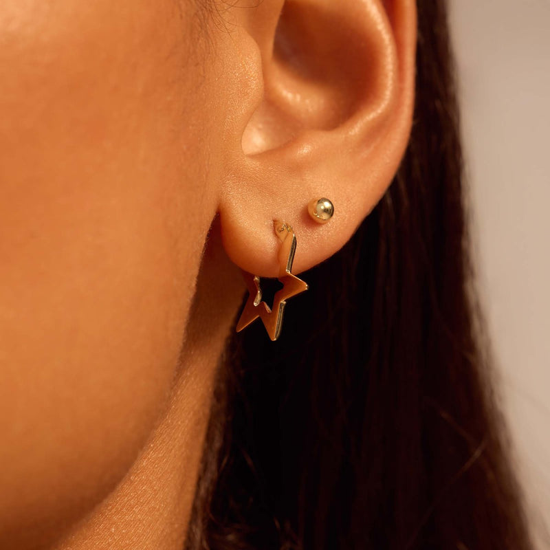 Beloro Jewels Della Spiga Boucles d'oreilles Or 9 carats BO360083-zoom-