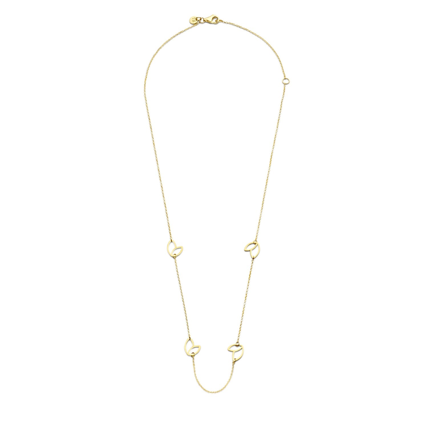 Isabel Bernard Cadeau d'Isabel 14 karat gold necklace and bracelet gift set IB90187