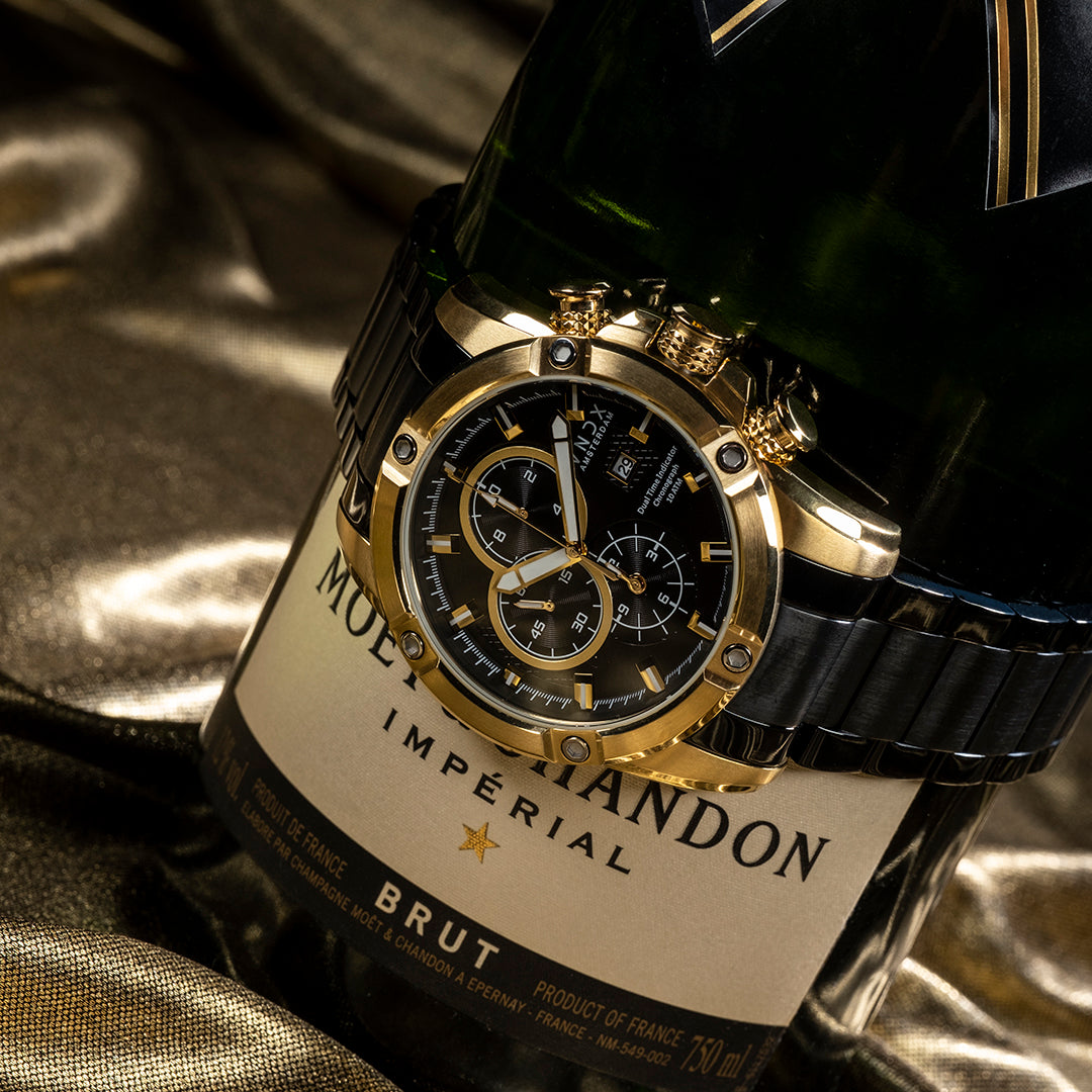 VNDX Young Rebel Big Boy Staal Men's Watch 2003-MD33047-B1