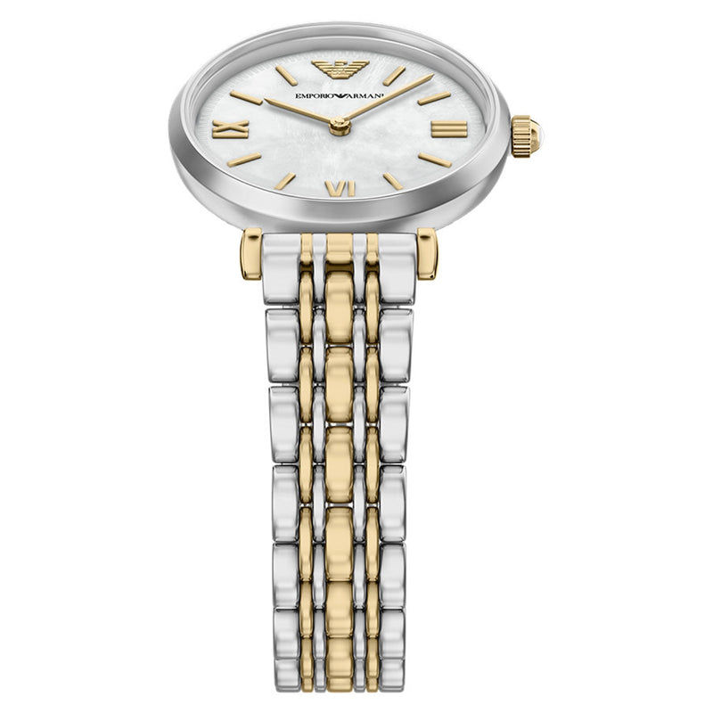 Emporio Armani Round White Dial Watch AR11769-zoom-