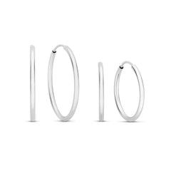 Isabel Bernard Cadeau d'Isabel 14 Carat Whitegold Earrings set IB90076