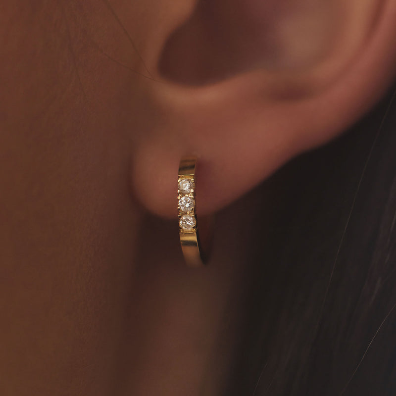 Isabel Bernard De la Paix Femmes Créoles Or 14 carats IBD360018-zoom-