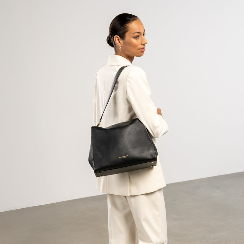 Isabel Bernard Honoré Emma Sac à Épaule Noir IB21134-001-zoom-