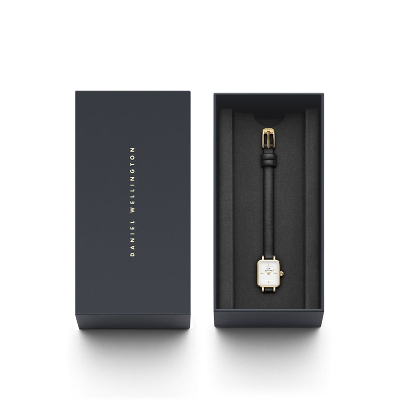 Daniel Wellington Quadro Mini Femmes Montre Noir DW00100729-zoom-