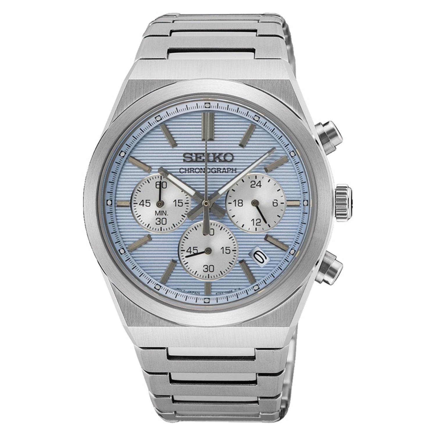 Seiko Blue Chronograph Men's Watch SSB459P1