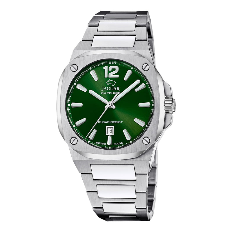 Jaguar Rondcarre Montre homme Rondcarre verte J1024/2-zoom-