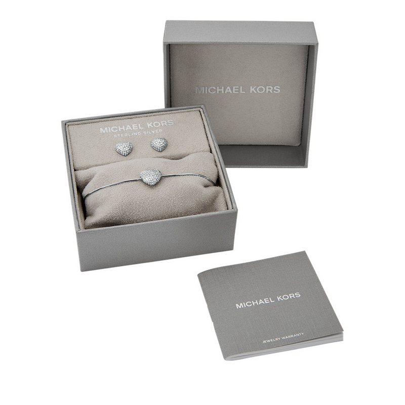 Michael Kors Coffret Cadeau Premium Argenté MKC1833SET-zoom-