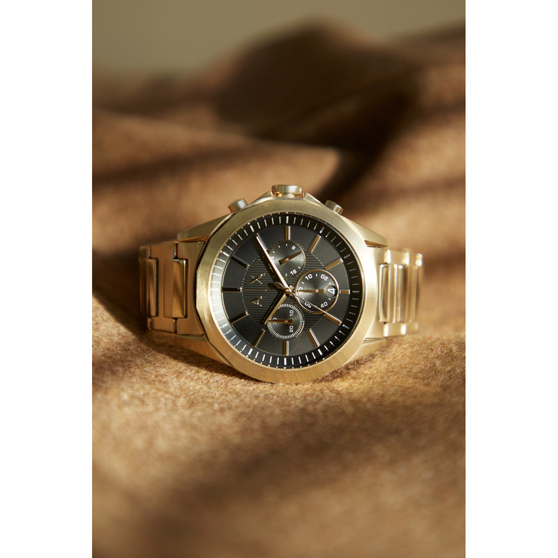 Armani Exchange Drexler Hommes Montre Or AX2611-zoom-