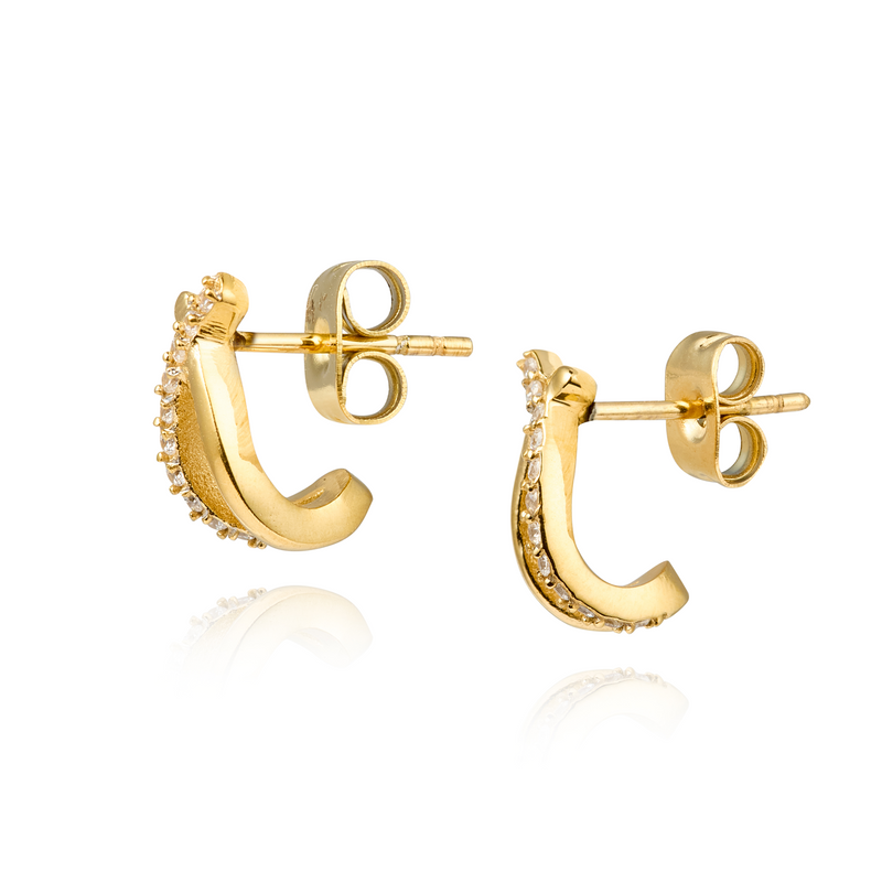 Mockberg Kenza Ines Gold Plated Earrings MB1717-zoom-
