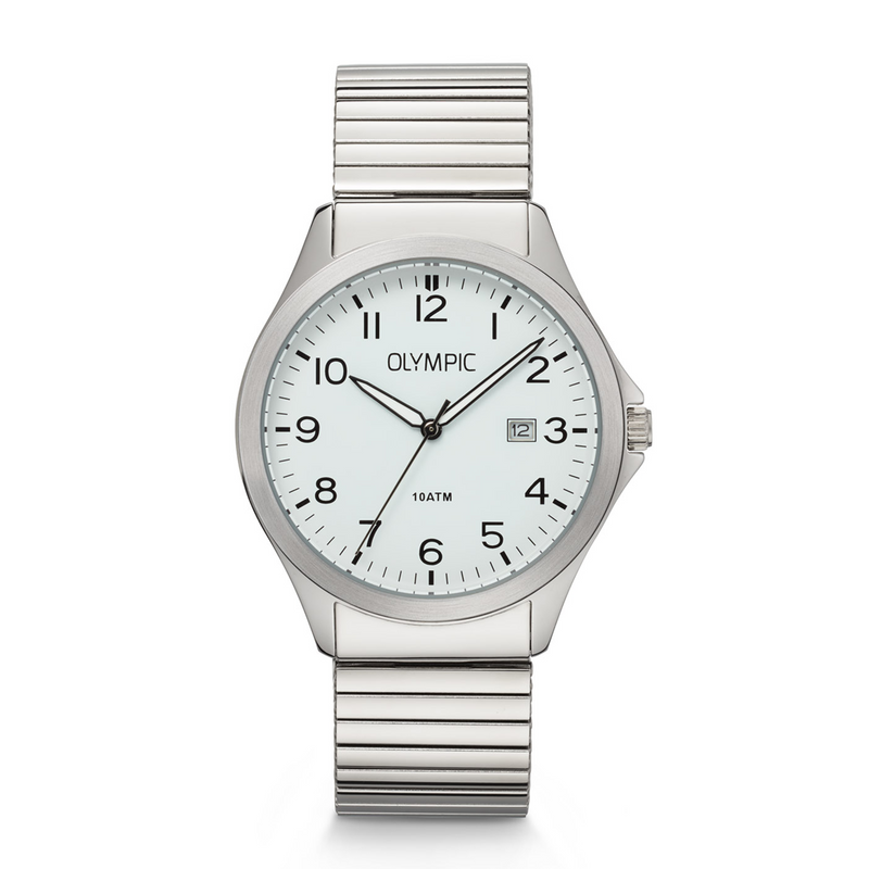 Olympic Robin Silver Men's Watch OL72HSS409-zoom-