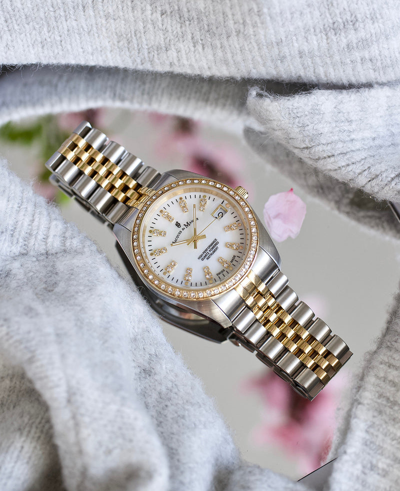 Jacques Du Manoir Inspiration White MOP Women's Watch NROP.07-zoom-