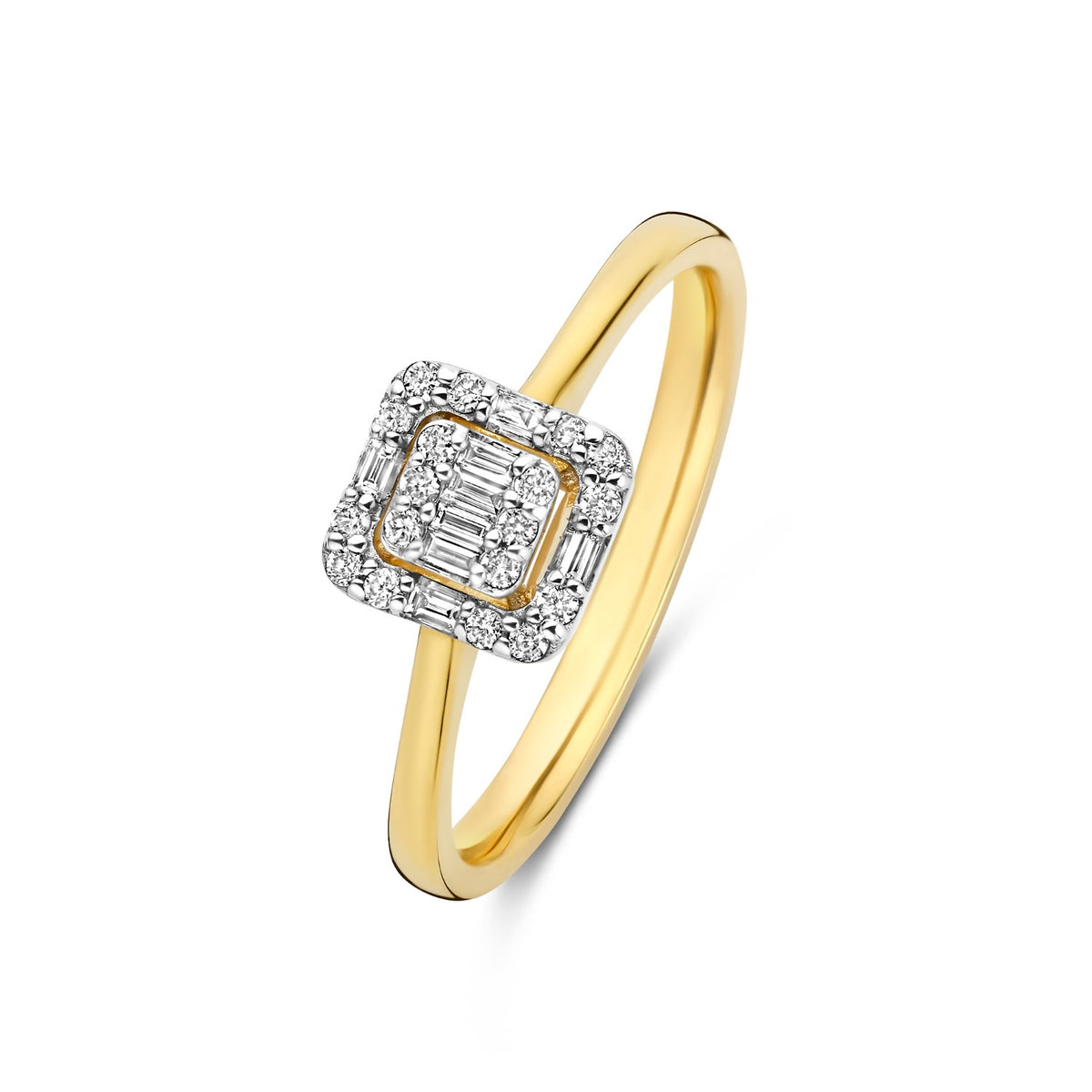 Isabel Bernard De la Paix Elena 14 karat gold ring with diamond 0.18 carat IBD330036-60