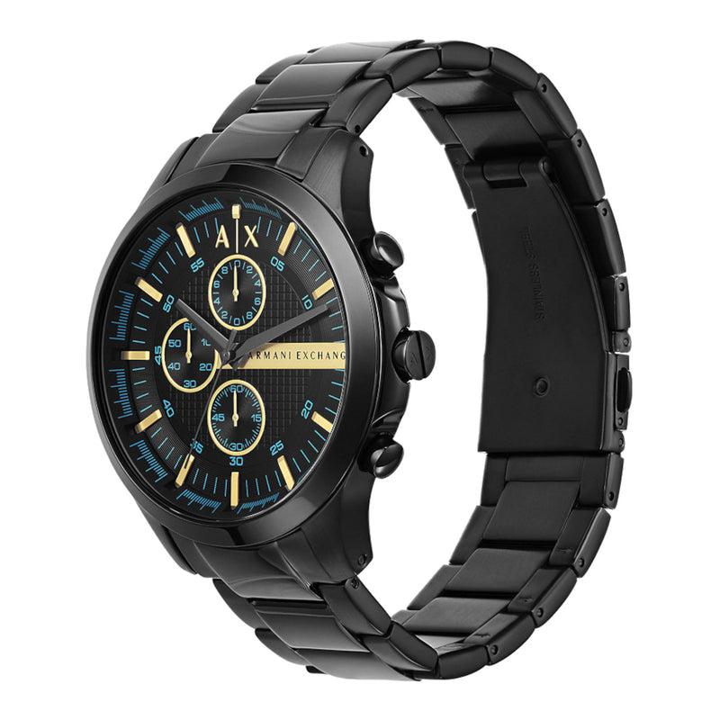 Armani Exchange Hampton Hommes Montre Noir AX2164-zoom-