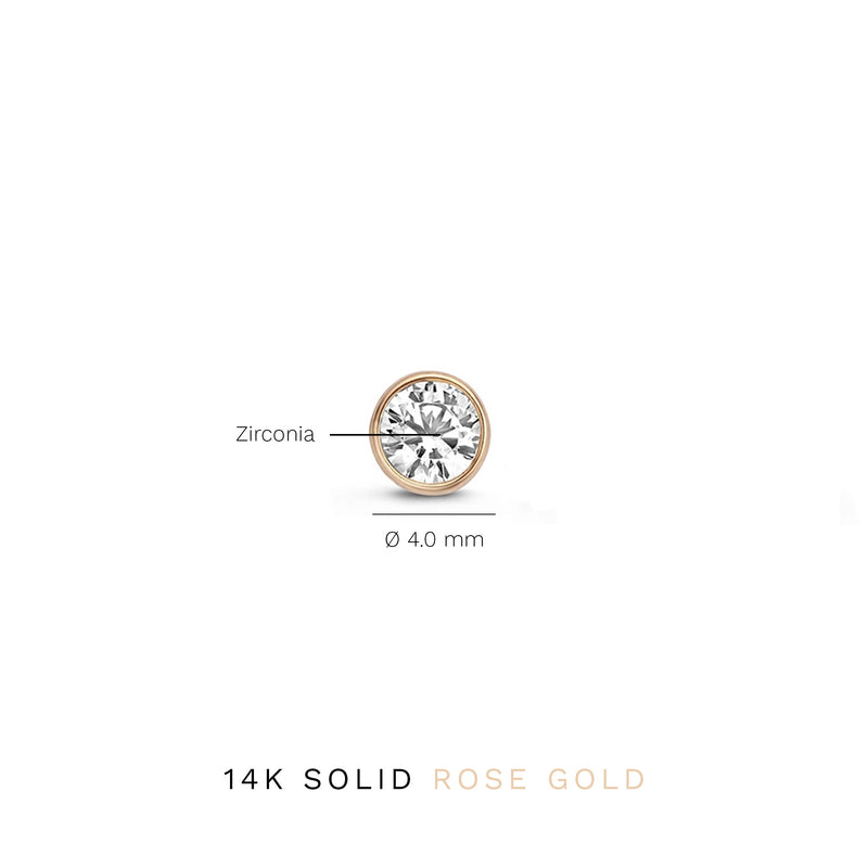 Isabel Bernard La Concorde Boucles d'oreilles Or rose 14 carats IB360209-zoom-