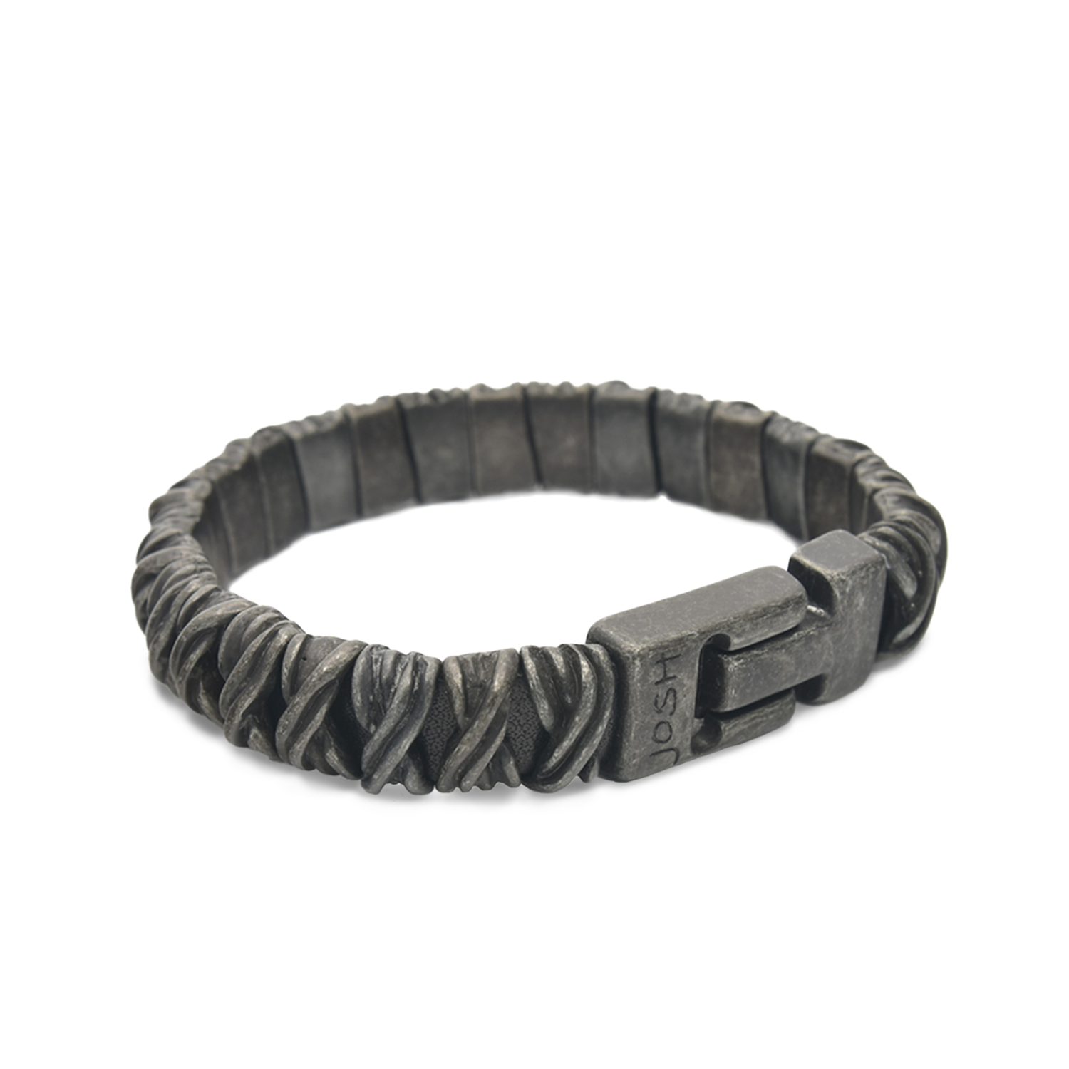 Josh Black Alloy Bracelet 03441VB/NCLR/LME