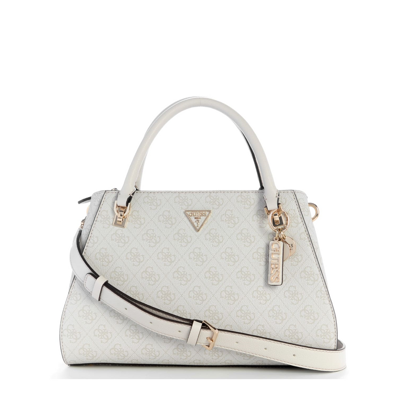 Guess Noelle II Bone Logo Luxury Satchel HWBG96-72070-BNN-zoom-
