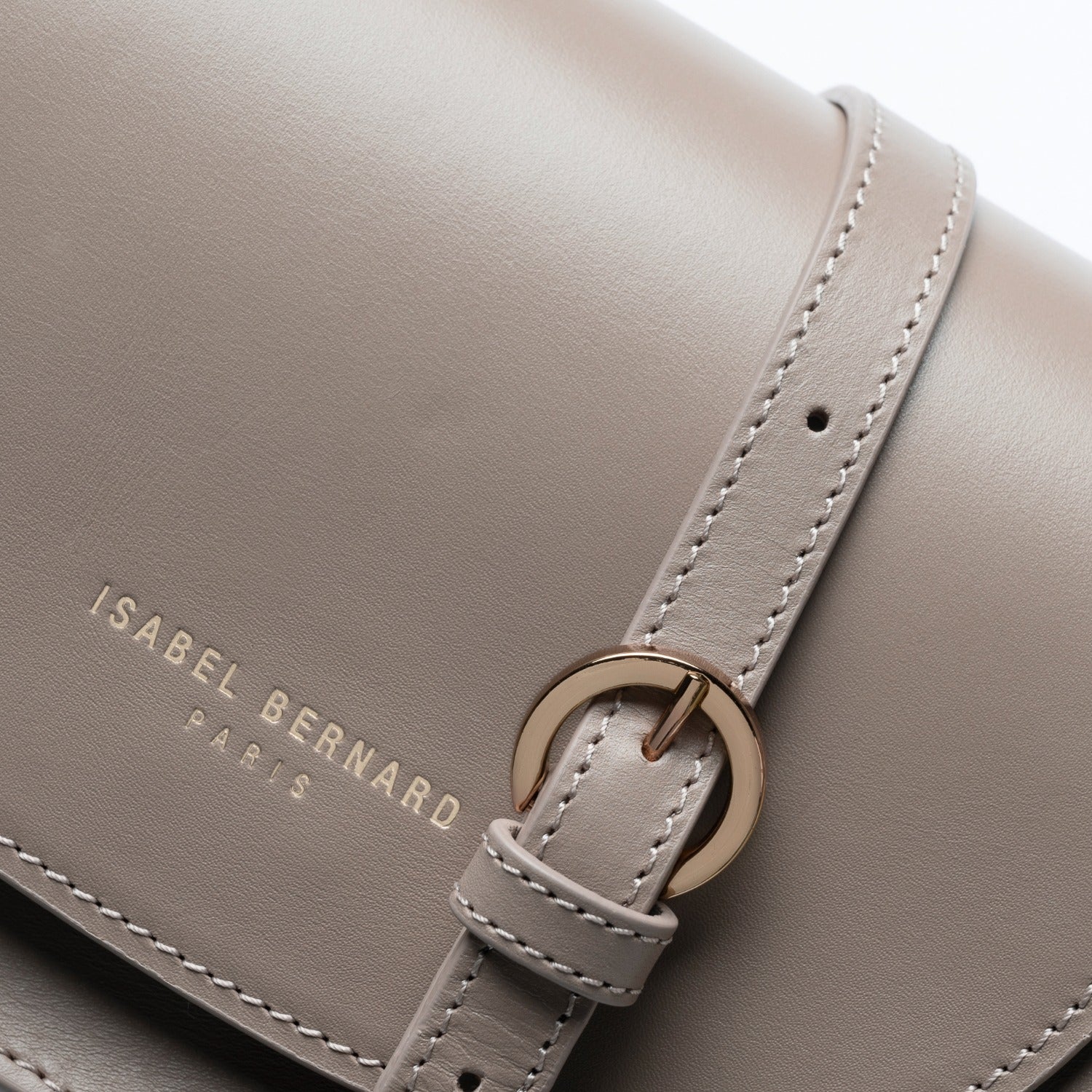 Montmartre Manon Taupe Vegetable Tanned Leather Crossbody Bag IB21116