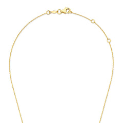 Isabel Bernard De la Paix Elena 14 karat gold necklace with diamond 0.18 carat IBD350030