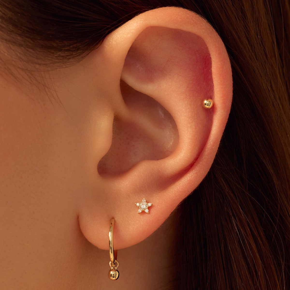 Beloro Jewels Navigli Isidora 9 karat gold piercing BO370002