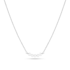 Sif Jakobs 925 Sterling Silver Perla Cinque Necklace SJ-N2735-P