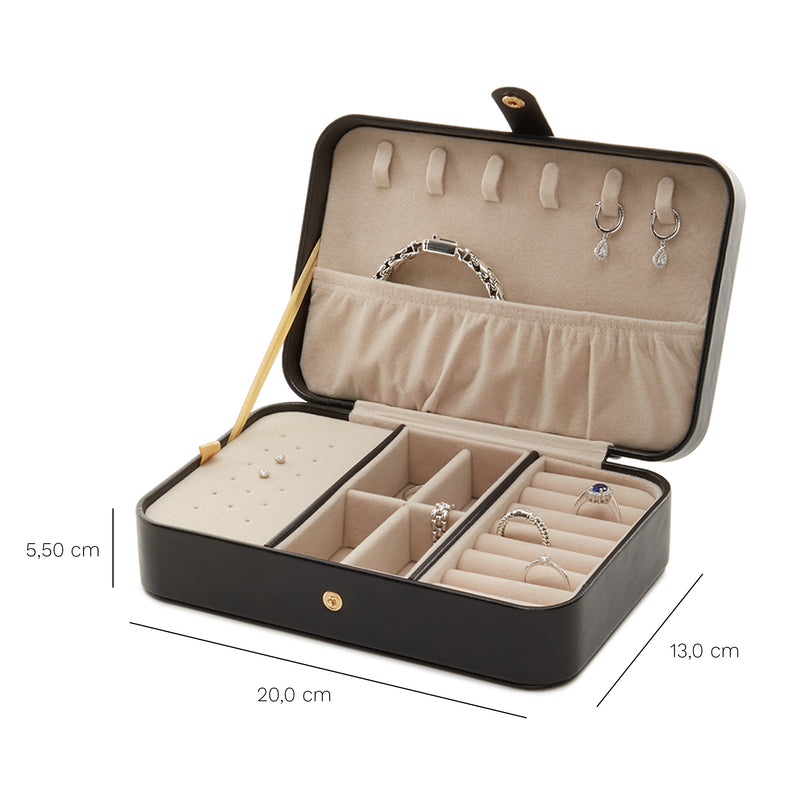 Brandfield Femmes Boîte à Bijoux Noir BFJB100403-zoom-