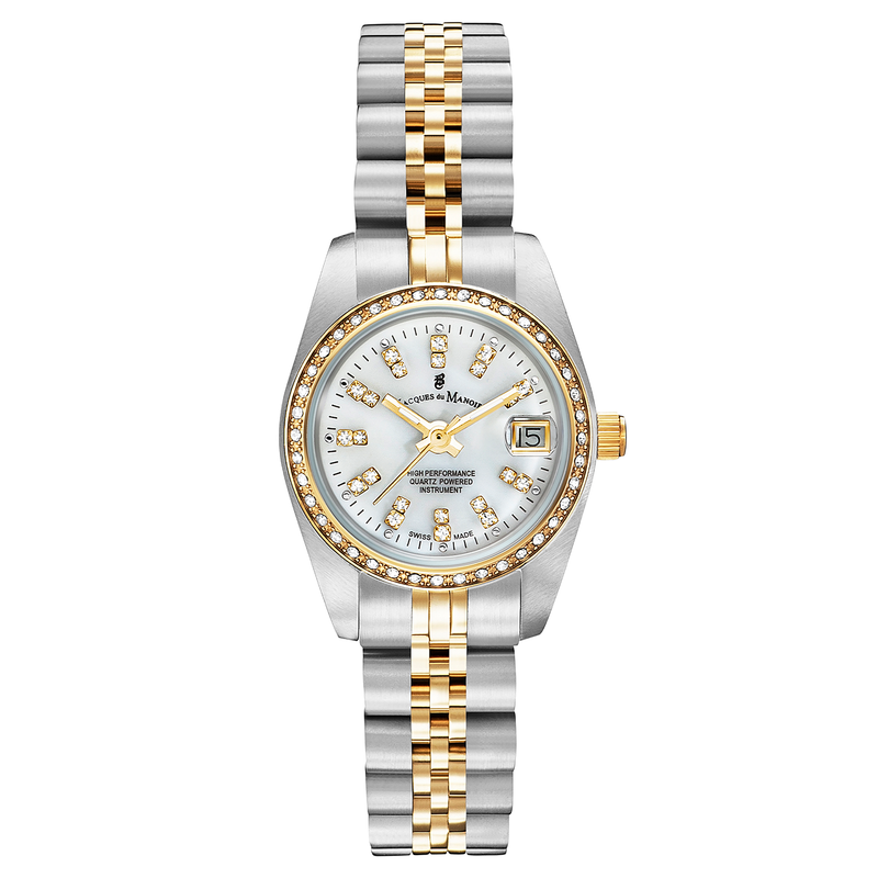 Jacques Du Manoir Inspiration White MOP Women's Watch NROP.08-zoom-