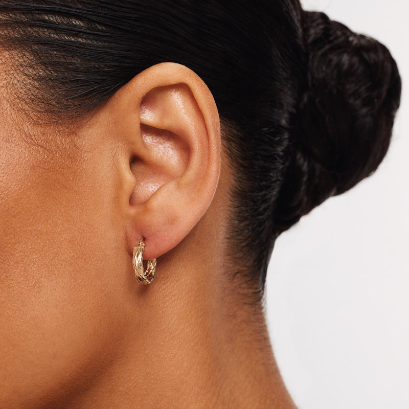 Isabel Bernard Rivoli Aurelle boucles d’oreilles en or 14 carats IB360278-zoom-