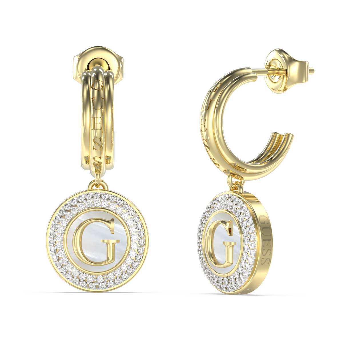 Guess G Talisman Gold-coloured Earrings JUBE06204JWYGT-U