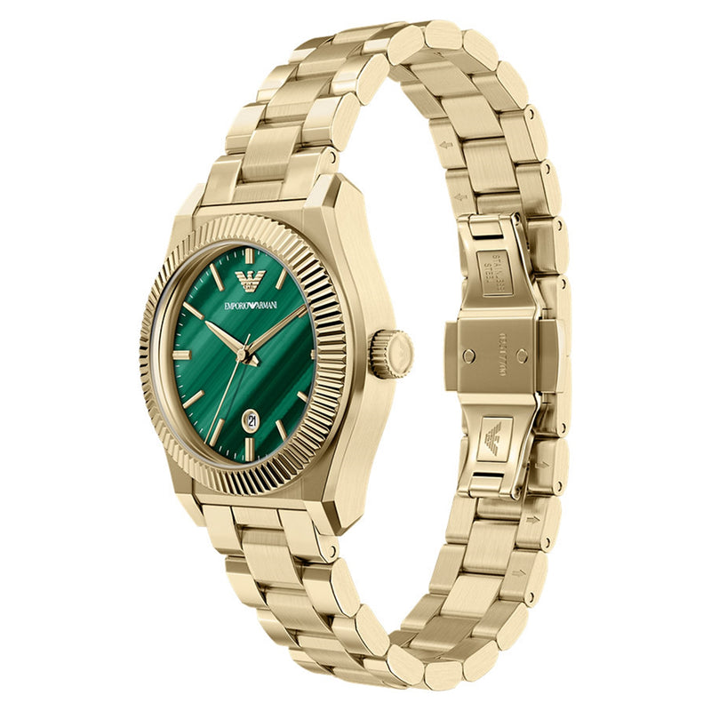 Emporio Armani Round Green Dial Watch AR11761-zoom-