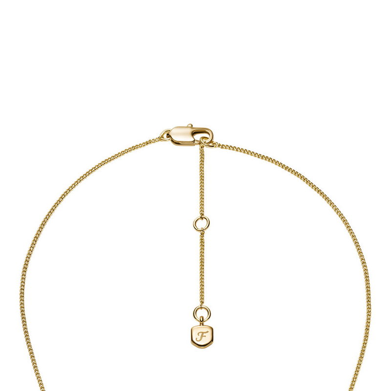 Fossil Ellis Brass Women's Necklace JA7295710-zoom-