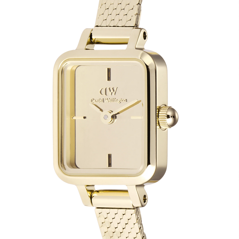 Daniel Wellington Petite&Quadro Mini Reflection Montre Femme Dorée DW00100801-zoom-