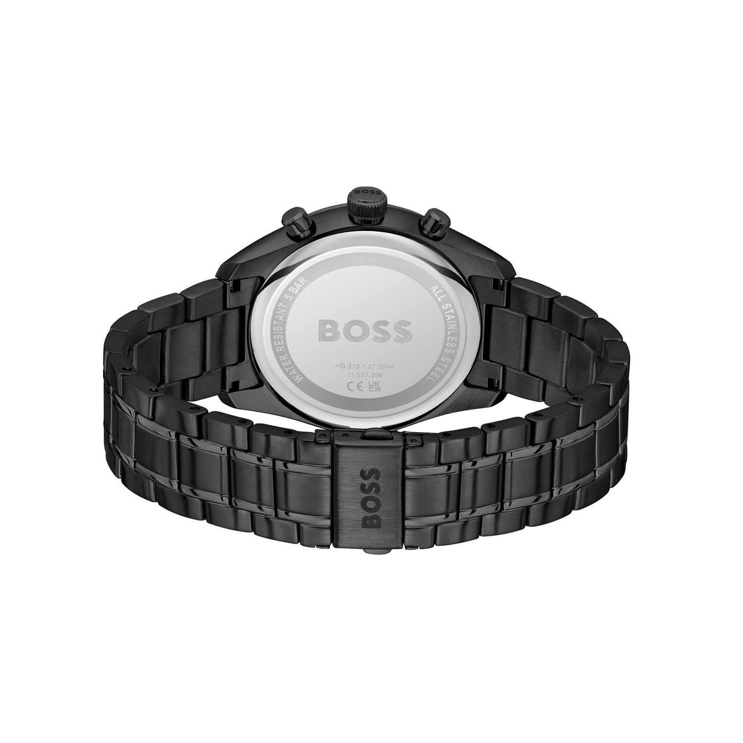 Hugo Boss Grand Prix 44 Black Men's Watch HB1514298