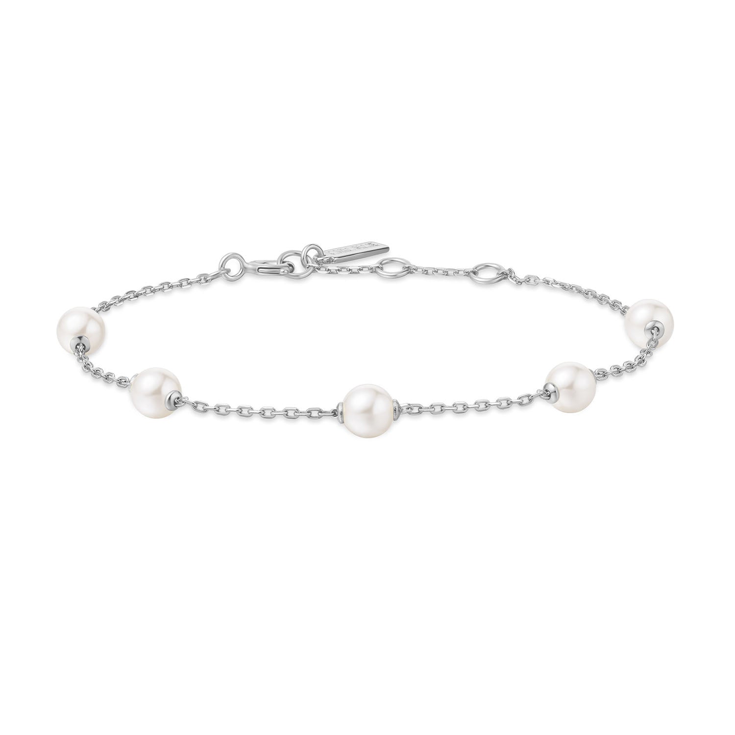 Ania Haie Miss Dainty 925 Sterling Silver Pearl Bracelet AH-B065-01H
