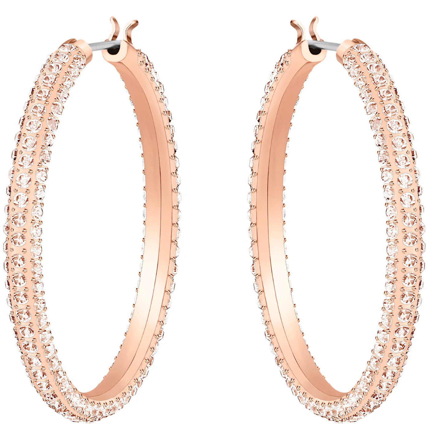 Swarovski Rose gold Hoop Earrings 5383938