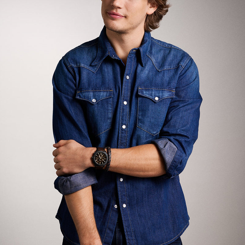 Fossil Machine Montre Homme Machine Black FS6102SET-zoom-