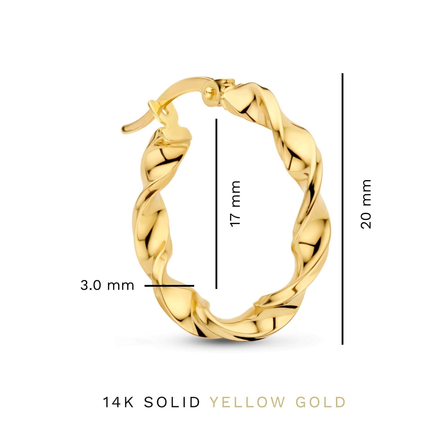 Isabel Bernard Cadeau d'Isabel 14 karat gold earring set IB90176