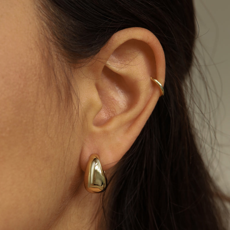 Karma 925 Sterling Silver Mily Drop Earrings H590GP-zoom-