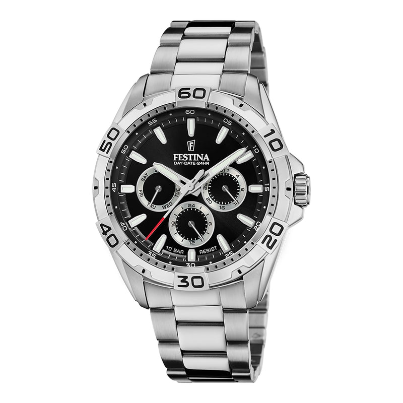Festina Multifunction Hommes Montre Argent F20623/4-zoom-
