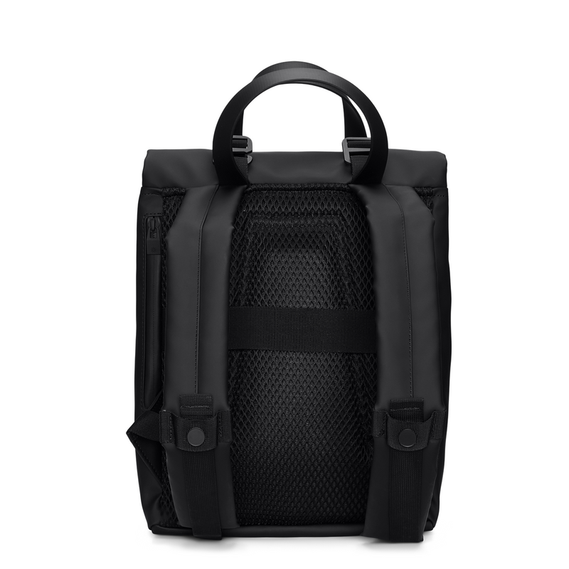 Rains Black 2 Way Tote Backpack Mini R12780-01-zoom-