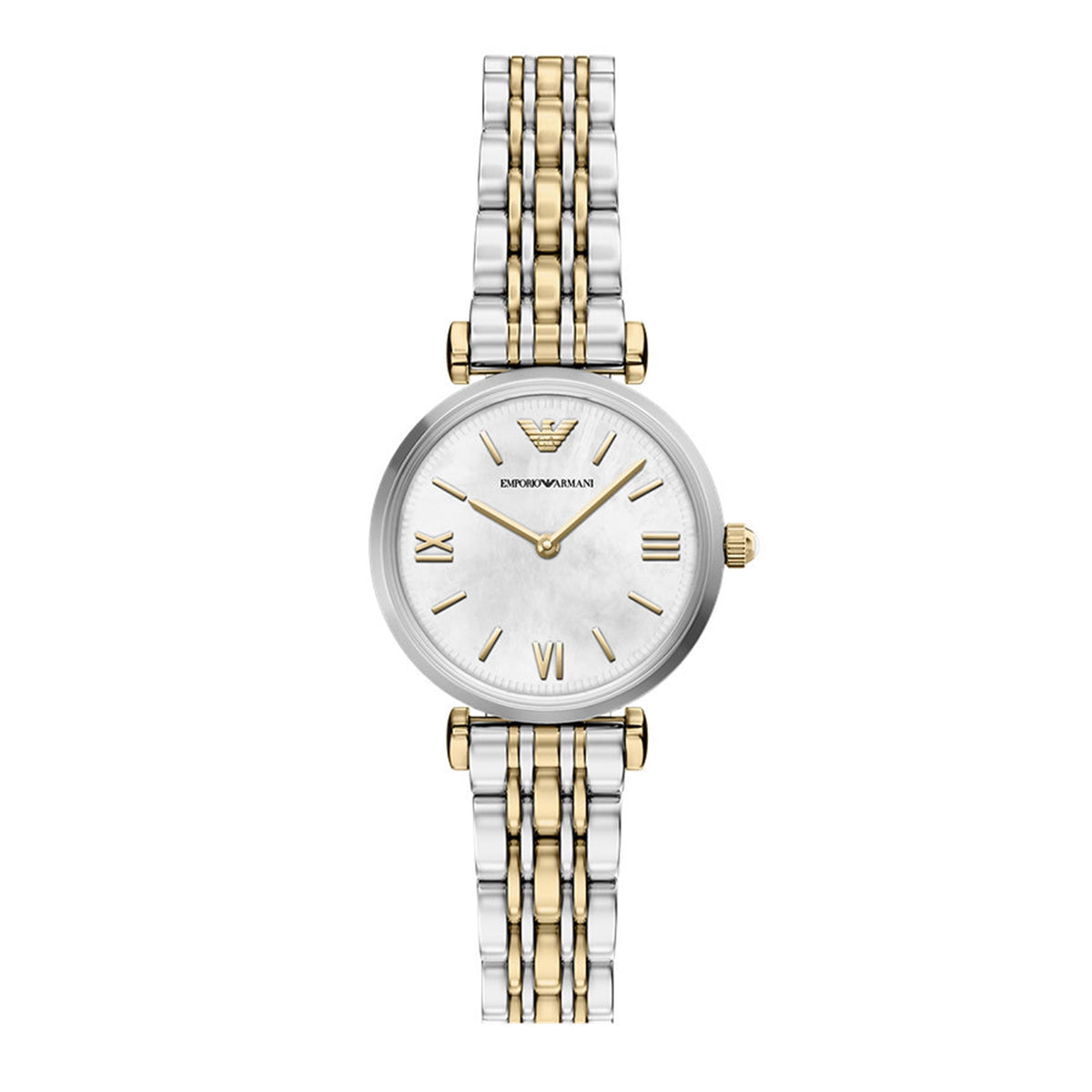 Emporio Armani Round White Dial Watch AR11769