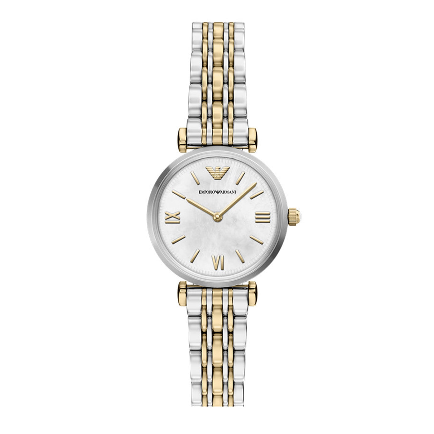 Emporio Armani Round White Dial Watch AR11769