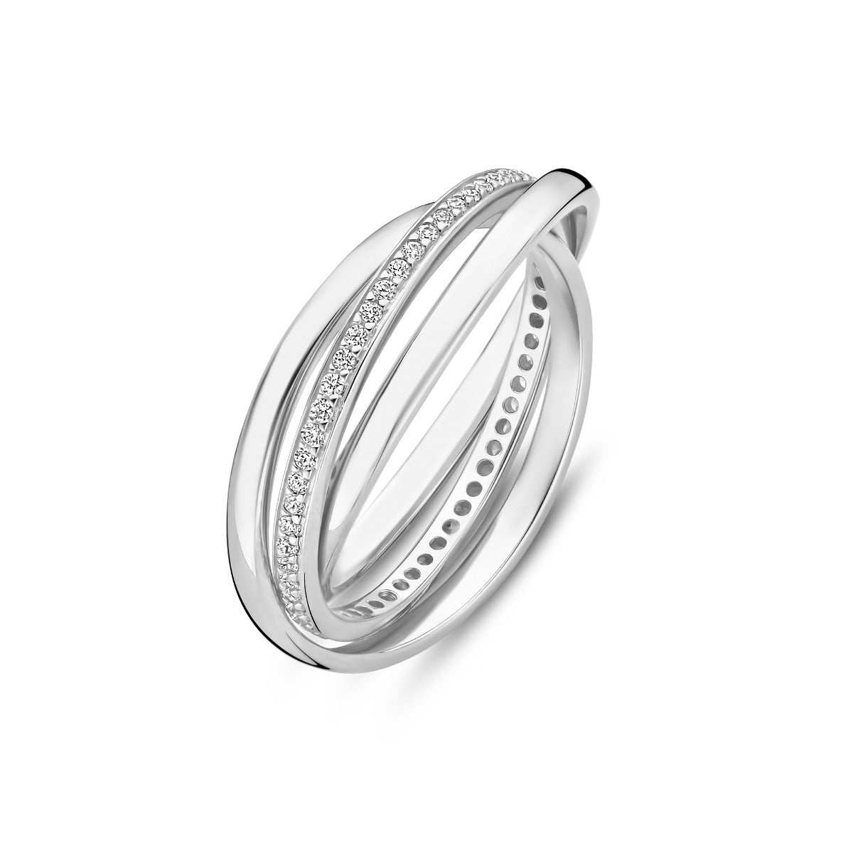 Parte di Me Ponte Vecchio Lanza 925 Sterling Silver Ring with Zirconia PDM33071-48