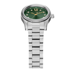 Michael Kors Lexington Round Green Dial Watch MK7580