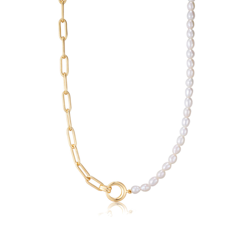 Ania Haie Pearl Power Collier Or AH-N043-01G-zoom-