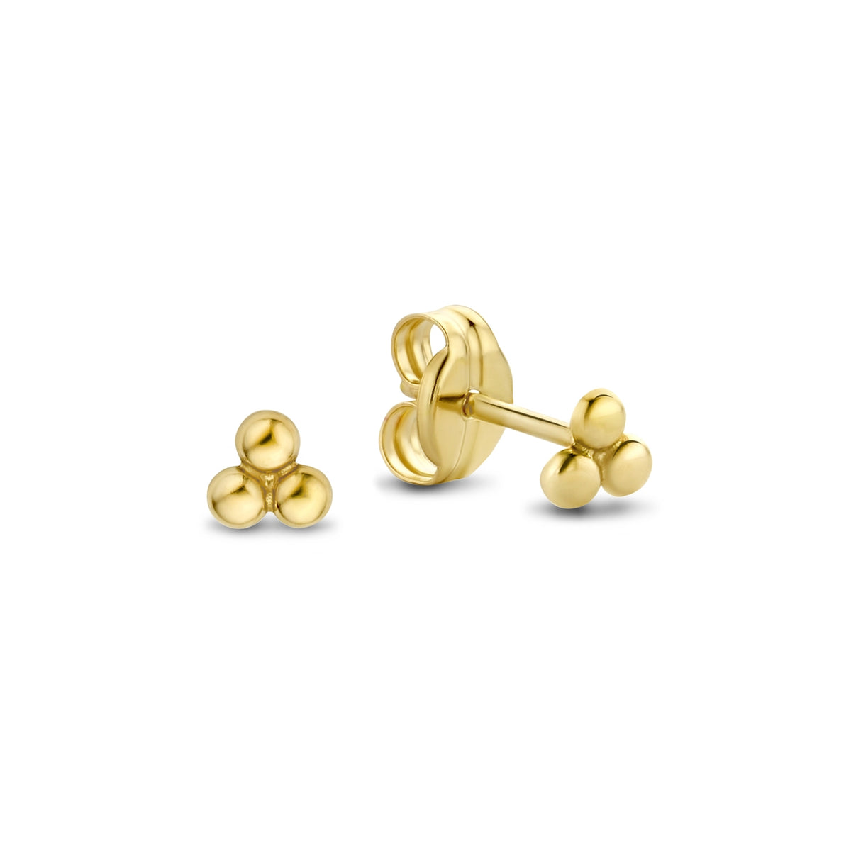 Isabel Bernard Rivoli Claire 14 Carat Golden Ear Studs IB360233