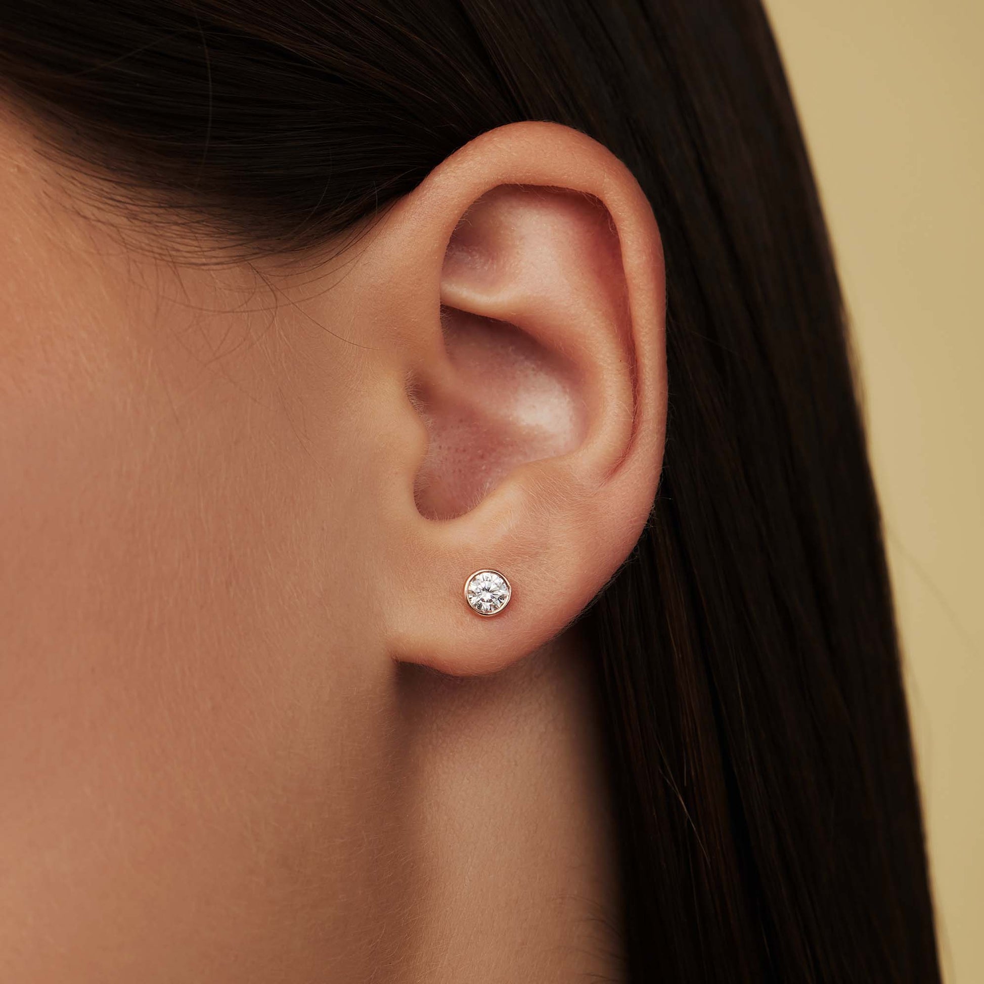 Isabel Bernard La Concorde Juliette 14 Carat Rosegolden Ear Studs IB360209