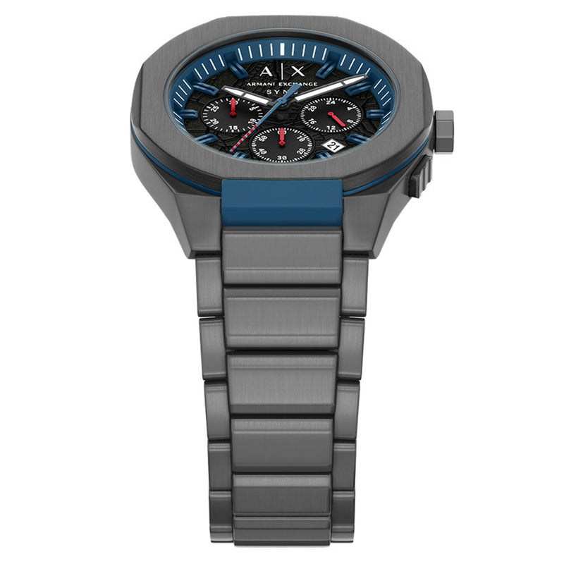 Armani Exchange Sync Round Black Dial Watch AX4295-zoom-