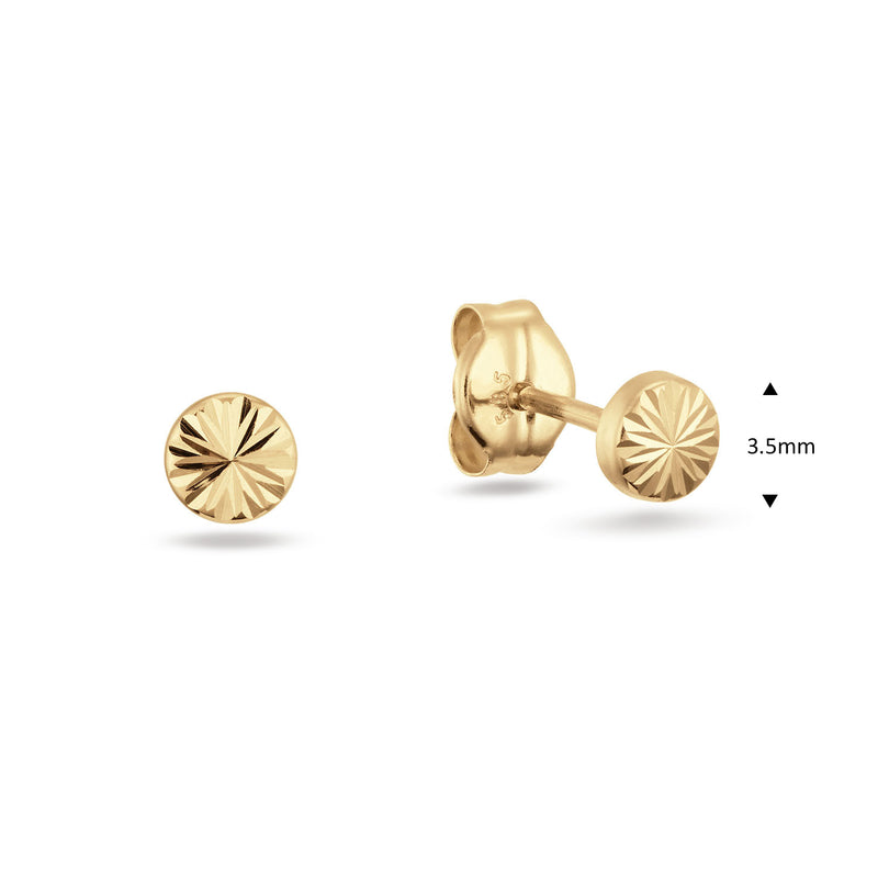 Jackie Gold Soleil Clous D'Oreilles En Or 14 Carats 585 JKE25.523-zoom-
