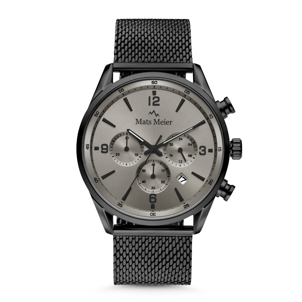 Mats Meier Grand Cornier Chronograph Men's Watch Gun Metal MM00136